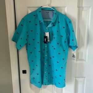 NWT button down short sleeved shirt!